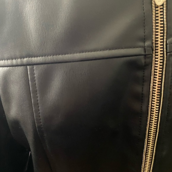 Zara Faux Leather Fitted Jacket - Picture 9 of 15